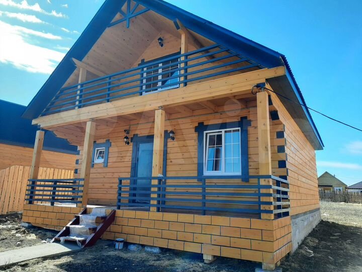 Коттедж 100 м² на участке 10 сот.