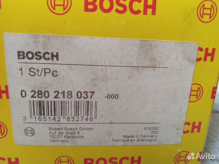 Расходомер воздуха 0280218037 Bosch