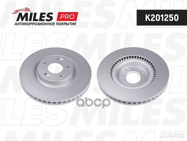 K201250 Диск тормозной hyundai i40 передний D 3