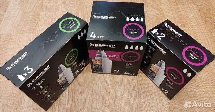 Картриджи Барьер для фильтров-кувшинов Барьер