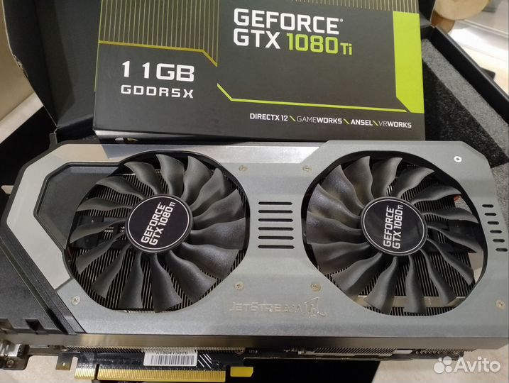 Видеокарта gtx 1080ti 11gb palit super jetstream