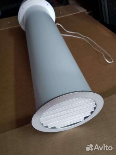 Приточный клапан кив125, длина трубы 500мм