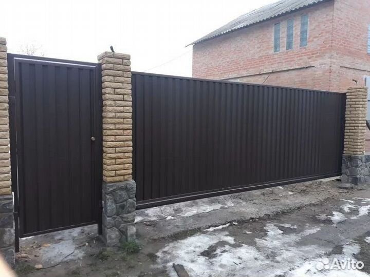 Откатные ворота в наличии