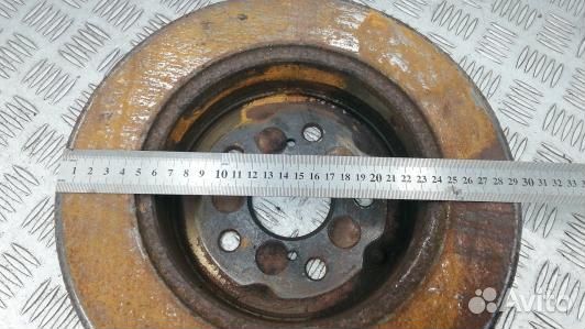 Диск тормозной задний toyota verso AR2 (CBG06LR02)