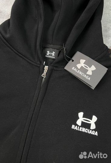 Balenciaga under armour зип худи