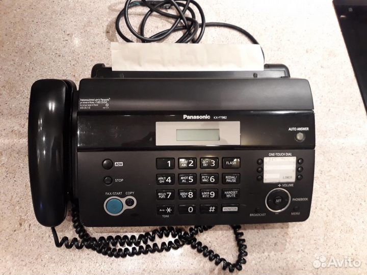 Телефон/факс Рanasonic KX-FT982
