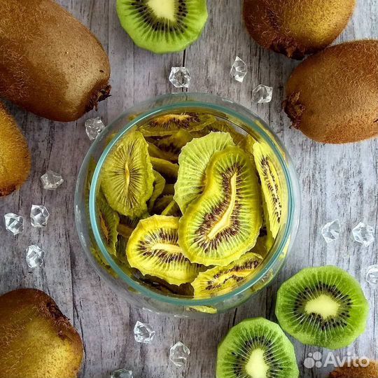 Фруктовые чипсы из киви