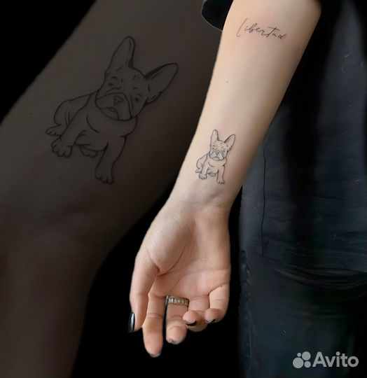 Модель на татуировку. Тату-салон