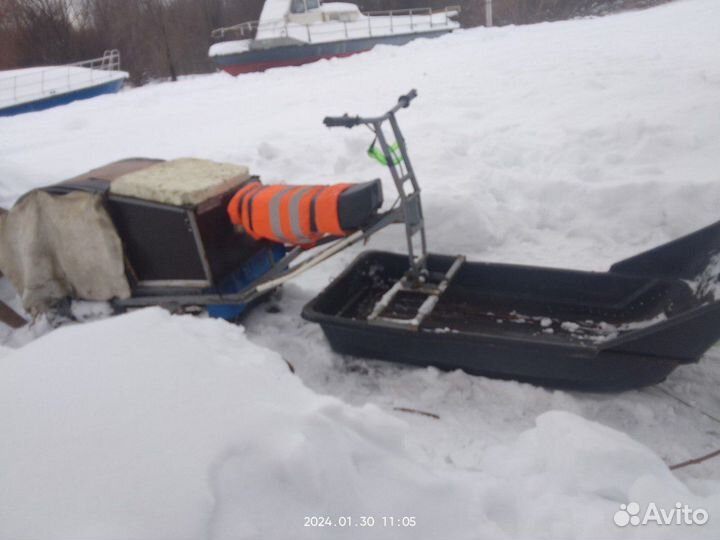 Самодельный снегоход
