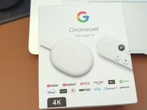 Медиаплеер Google Chromecast + Google TV 4K