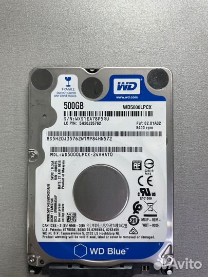 Western Digital WD Blue 500 гб WD5000lpcx