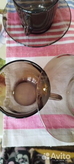 Кофейный сервиз 6 чашек vereco. Франция