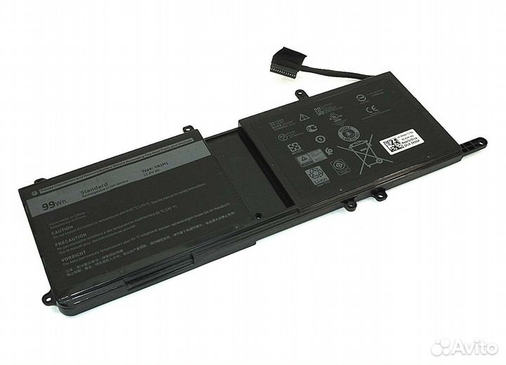 Аккумулятор Dell Alienware 15 2018 11.4V 8333 mAh