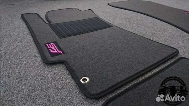 Автоковрики для Subaru Impreza WRX STI, тем. серые