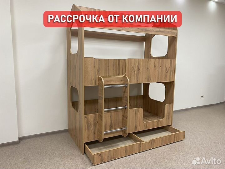 Детская двухъярусная кровать 