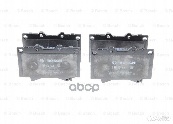 Колодки торм диск к-т 0986424640 Bosch