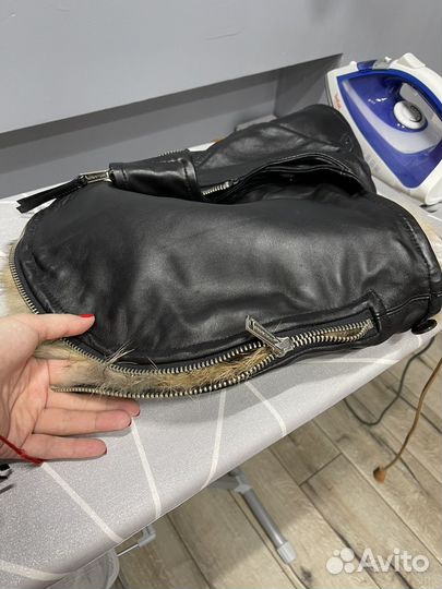 Воротник/капюшон енот натуральный