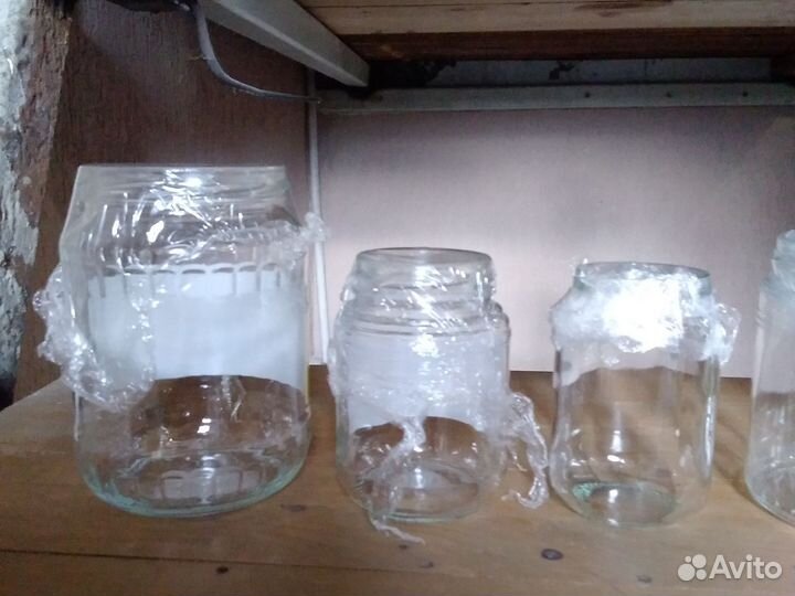 Стеклянные банки разные