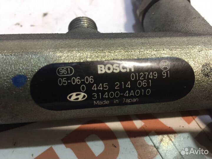 Киа Соренто Рейка топливная с датчиком