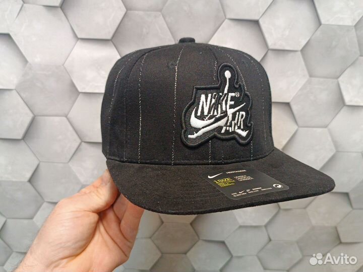 Кепка бейсболка Снэпбэк Nike air black