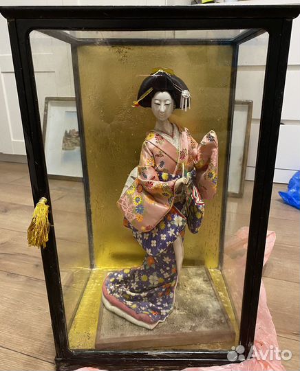Японская антикварная кукла