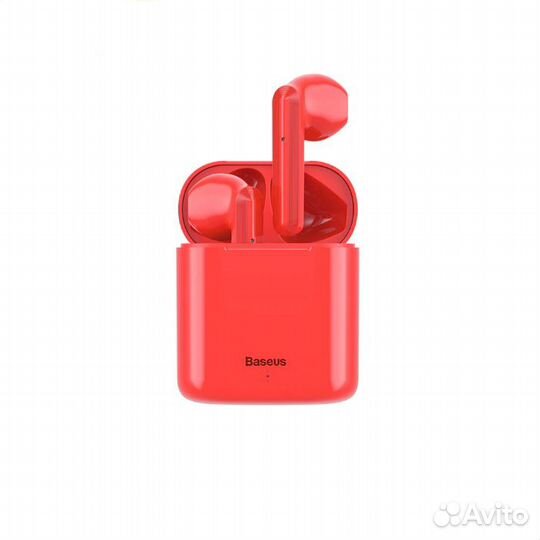 Беспроводные Наушники Baseus W09 Красные