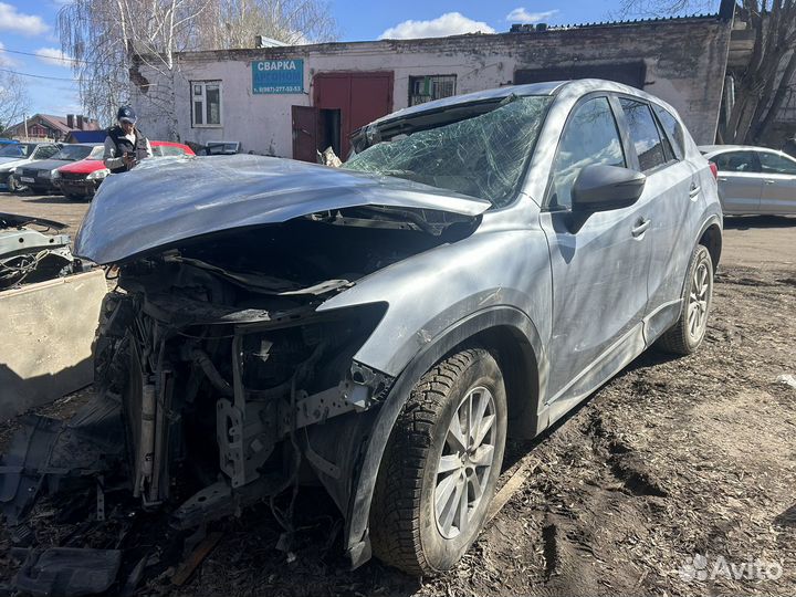 Mazda CX-5 2.0 AT, 2016, битый, 100 000 км