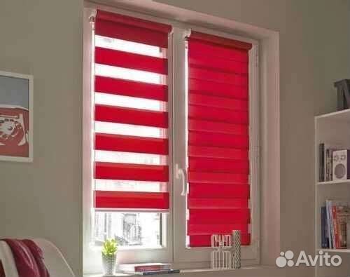 Рулонные шторы день ночь