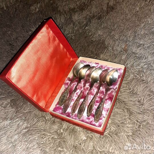 Чайные ложки из мельхиора СССР