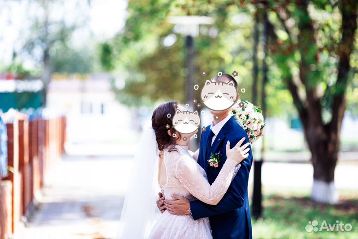 Свадебное платье со шлейфом 42-48