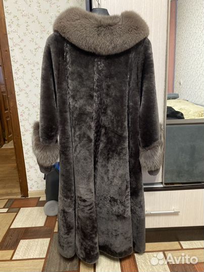 Шуба из мутона