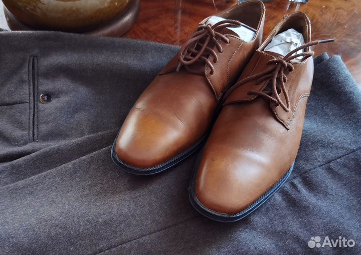 Классические Английские ботинки Clarks 42