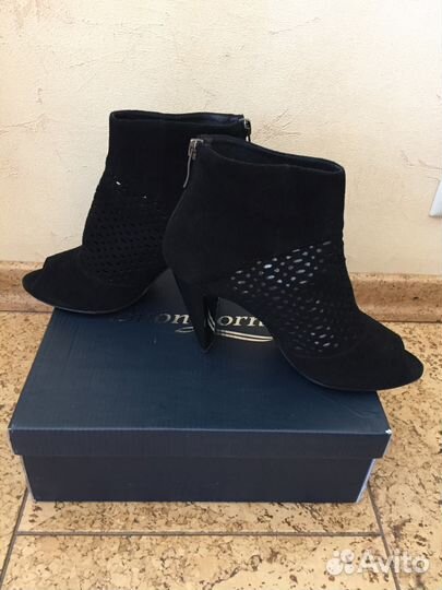 Ботильоны замшевые размер 37