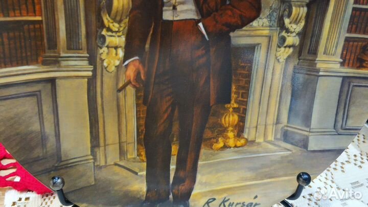 Декоративная тарелка Унесенные ветром Р. Курсар