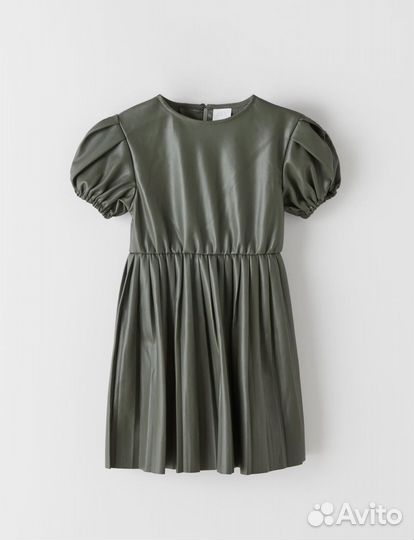 Кожаное платье zara