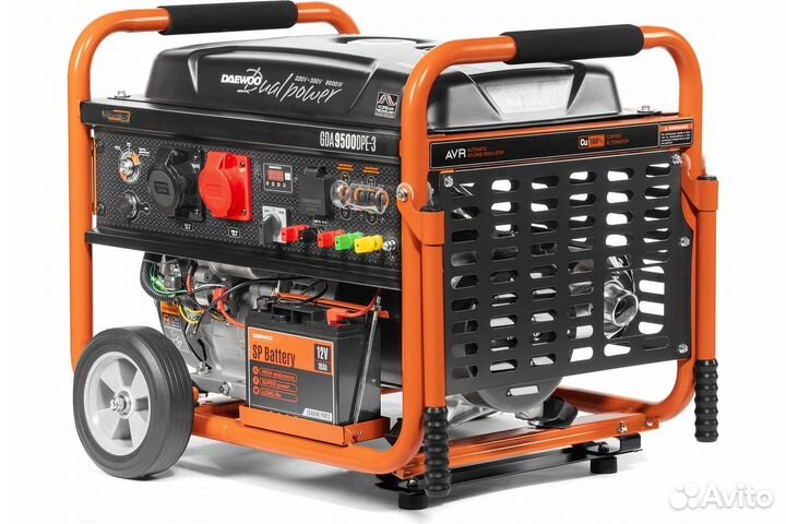 Бензиновый генератор Dual Power Daewoo GDA 9500DPE
