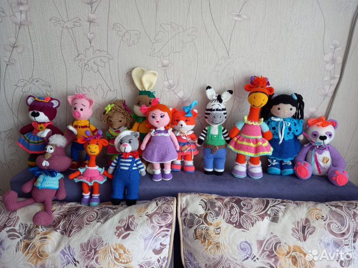 Вязаные игрушки ручной работы