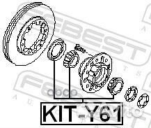 Подшипники полуоси комплект KIT-Y61