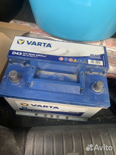 Аккумулятор varta 60