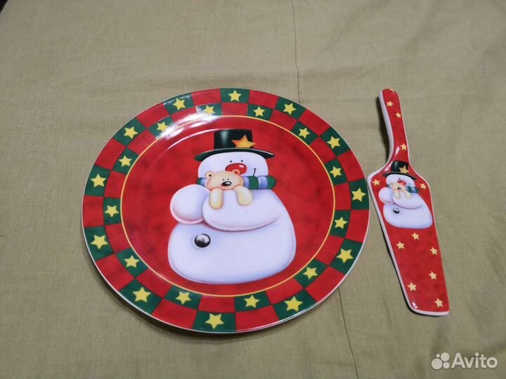 Блюдо для торта с лопаткой