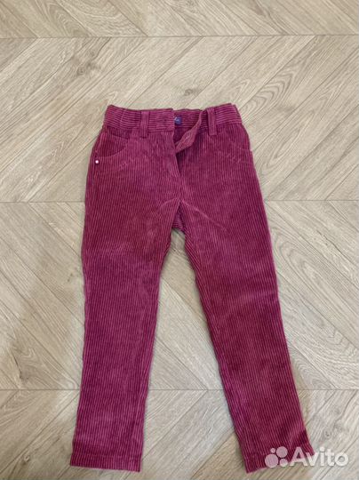 Вельветовые брюки для девочки 98-104 Stilnyashka