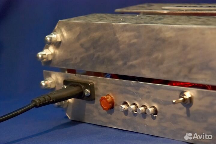 Стильные часы на лампах(Ручная работа)