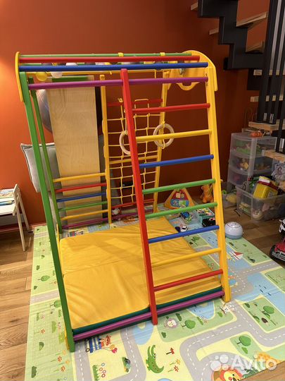 Детский спортивный комплекс с матом