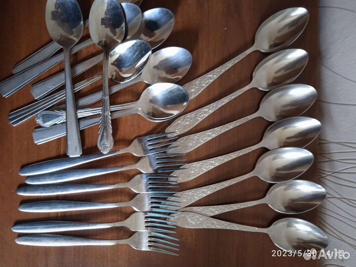 Ложки вилки нержавейка СССР новые