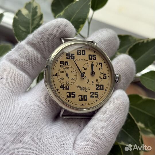 Молния Авиация - регулятор наручные часы СССР