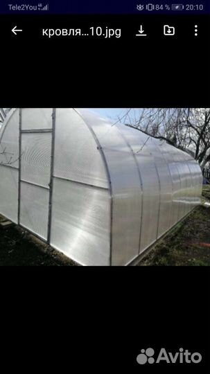 Теплица оцинкованная