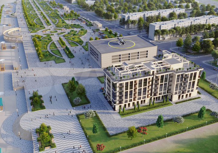 2-к. апартаменты, 42,4 м², 3/6 эт.