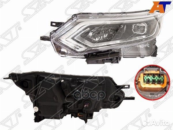 Фара nissan qashqai 17-22 LH LED ST-13-0013 Sat