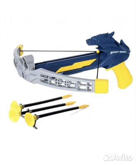 Тир арбалет с стрелами и мишенью автомат лук