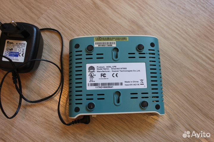 Adsl-модем (роутер) Huawei SmartAX MT800